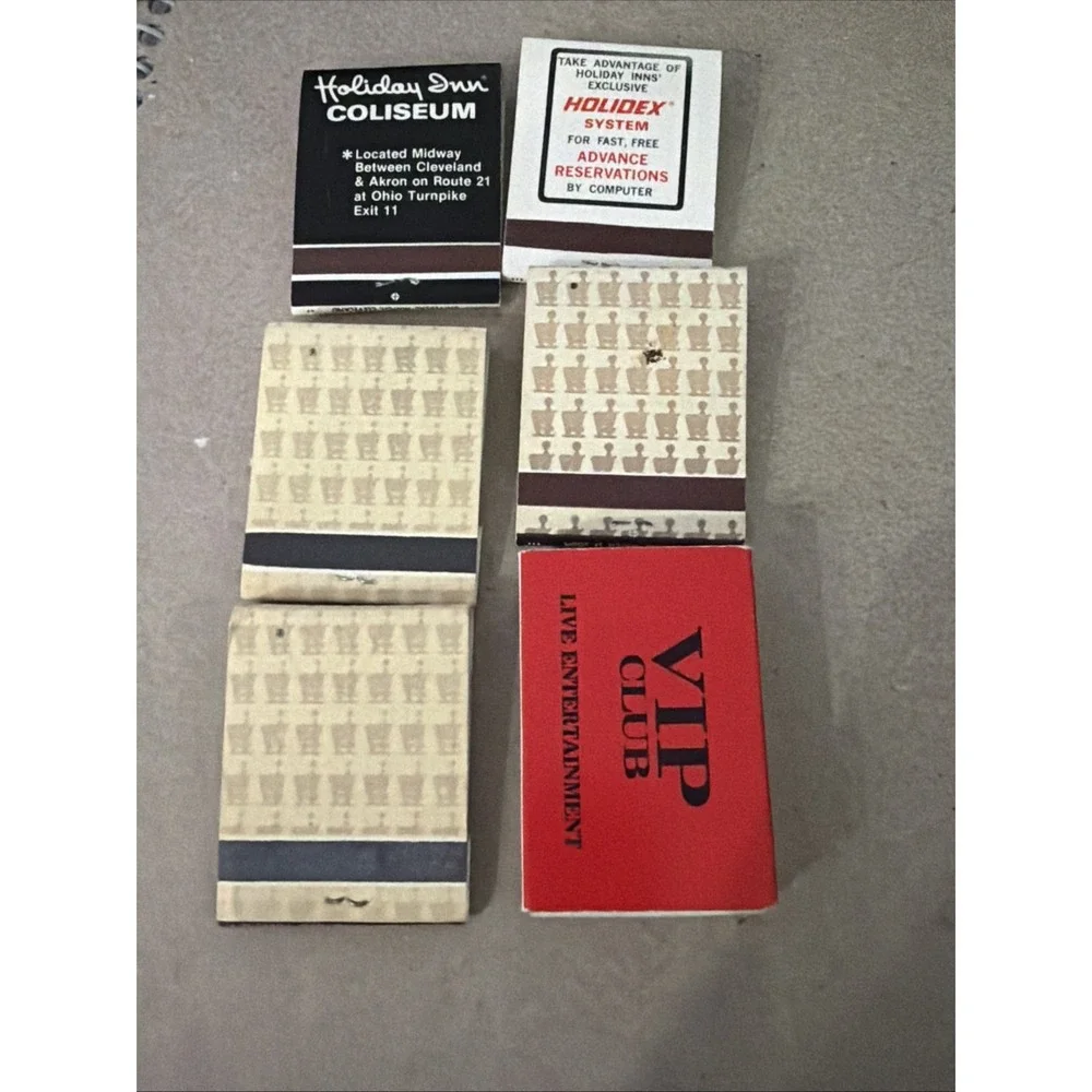 Vintage Matchbook Lot of 6 Holiday‎ Inn Hotel Matches Motel